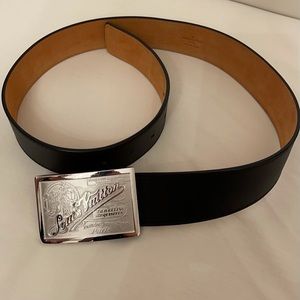 Louis Vuitton Black/Silver Belt Inventeur